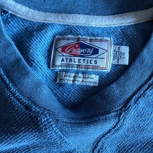 Grayer’s sweatshirt with pocket. Men’s large. Blue